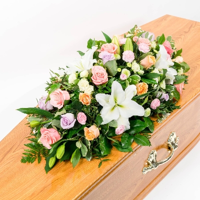 Sorbet Sympathy Casket Spray