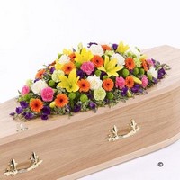 Classic Vibrant Casket Spray