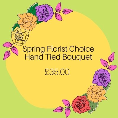 Spring Florists Choice Hand Tied £35.00