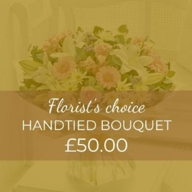 Florists Choice Hand Tied Bouquet   £50.00