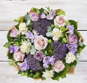 Luscious Lilac Hand Tied Bouquet