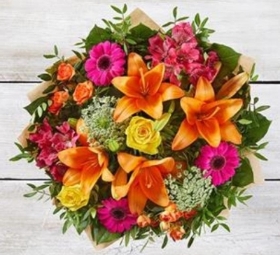 Bright and Beautiful Hand Tied Bouquet