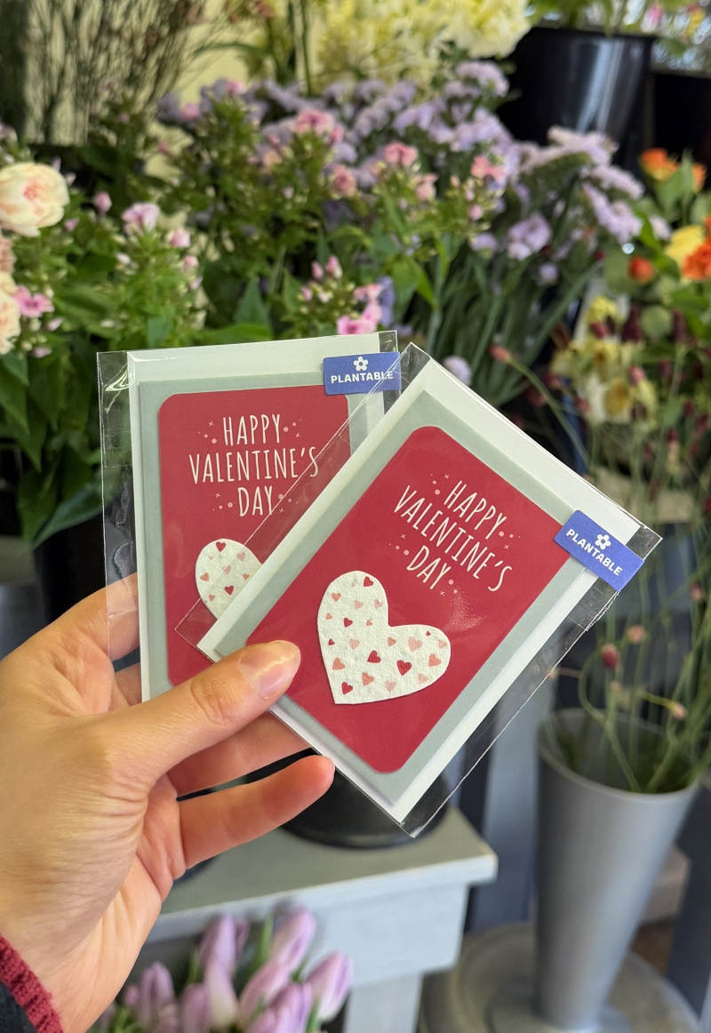 Small Plantable Happy Valentine's Day Card