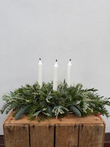 Thin Candle Arrangements