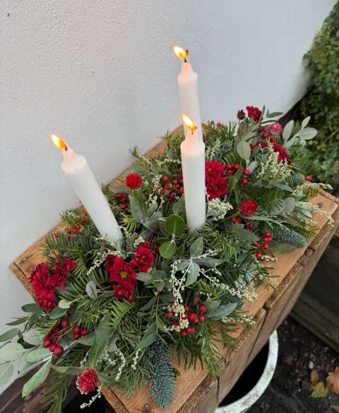 Thin Candle Arrangements