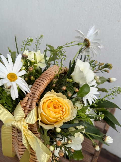 Floral Basket Arrangement Small