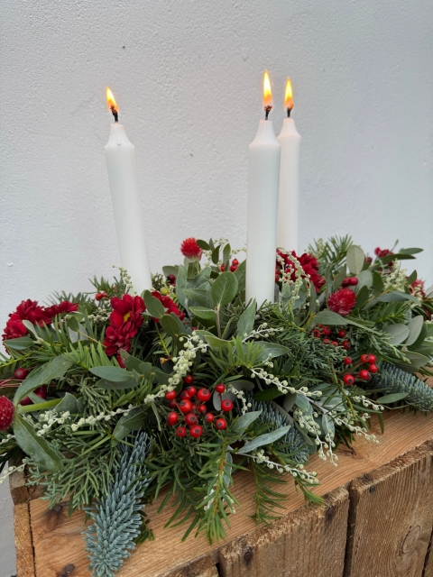 Thin Candle Arrangements