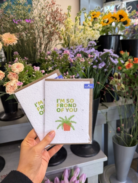Plantable I'm so Frond of you Card